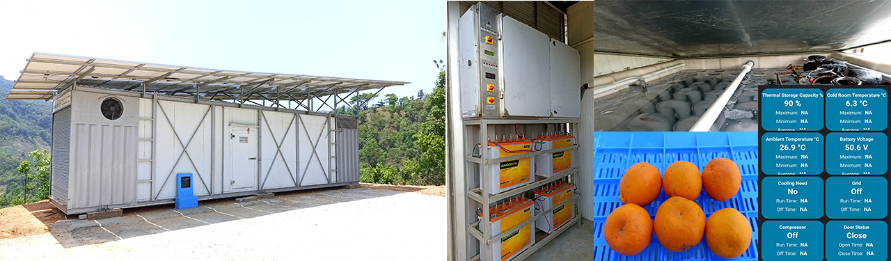 10MT Solar Cold Storage at KVK Khawzawl (Funded by NECTAR, DST, Govt. of India)